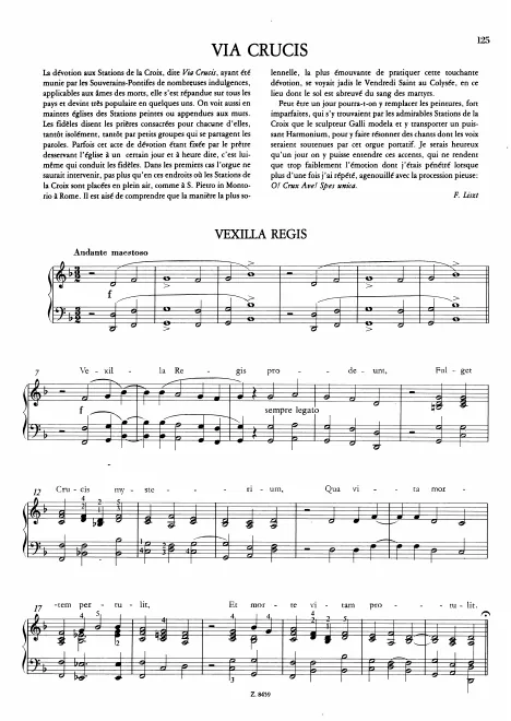First page of Via Crucis