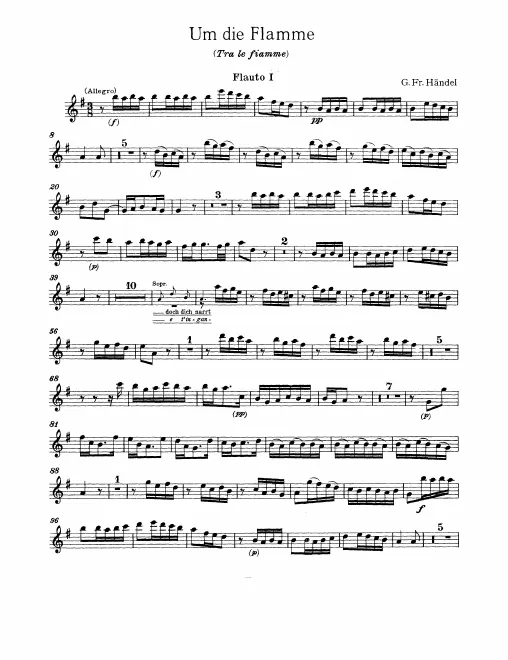 First page of Tra le fiamme