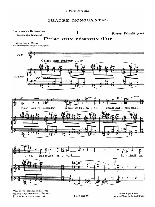 First page of 4 Monocantes