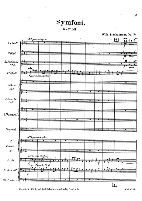 First page of Symphony No.2
