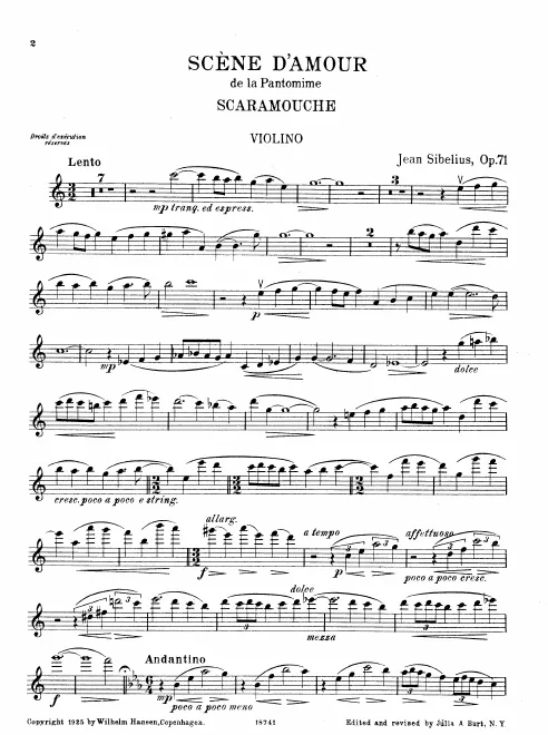 First page of Scaramouche