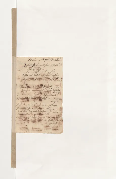 First page of Jesus schläft, was soll ich hoffen?