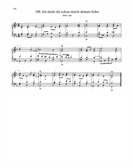 First page of Ich dank dir schon durch deinen Sohn