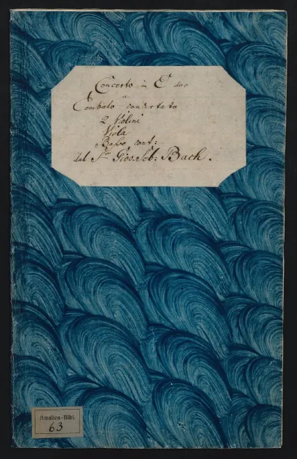 First page of Harpsichord Concerto No.2