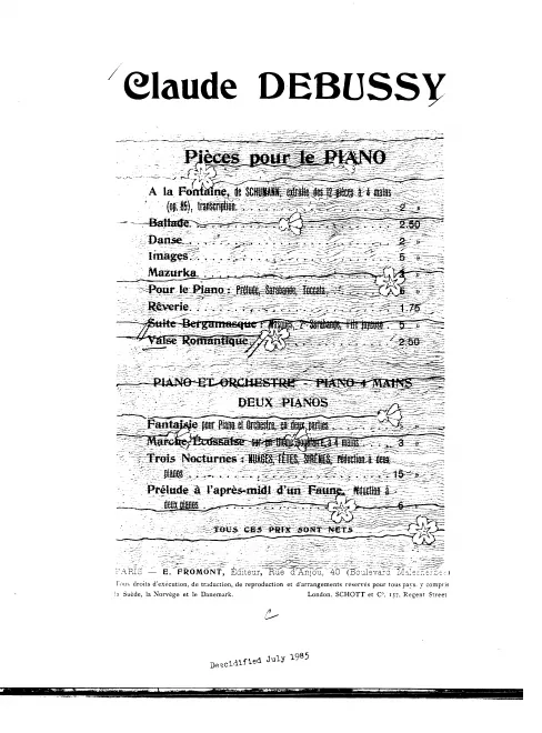 First page of Valse Romantique
