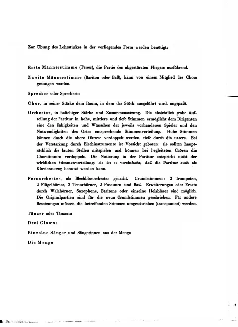 First page of Lehrstück