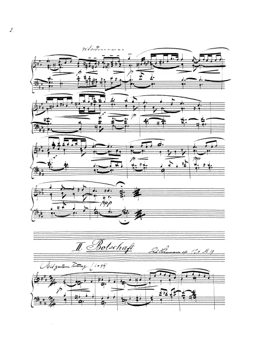 First page of Albumblätter