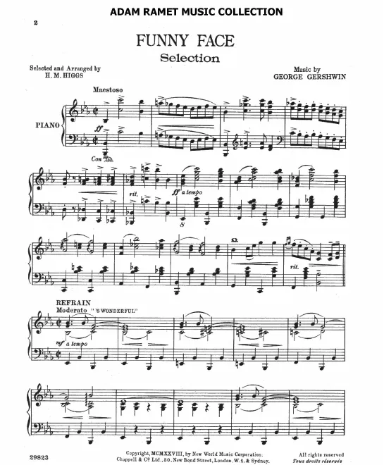 First page of Funny Face