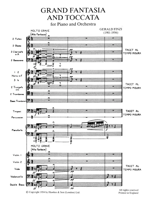 First page of Grand Fantasia and Toccata