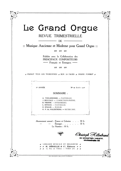 First page of 8 Ricercars