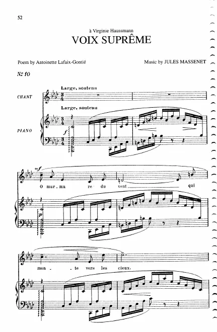 First page of Voix suprême