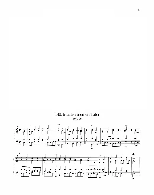 First page of In allen meinen Taten