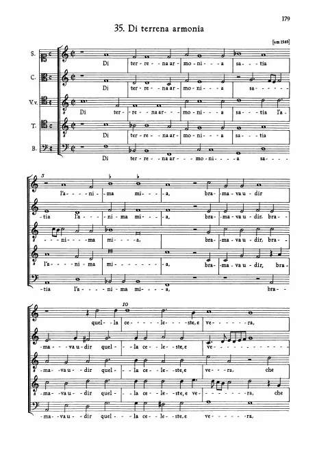 First page of Di terrena armonia
