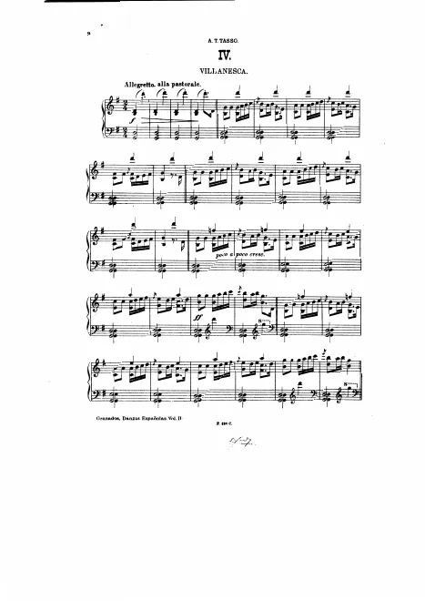 First page of 12 Danzas españolas
