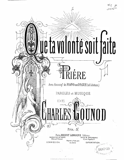 First page of Que ta volonté soit faite