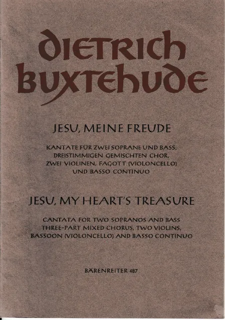 First page of Jesu meine Freude