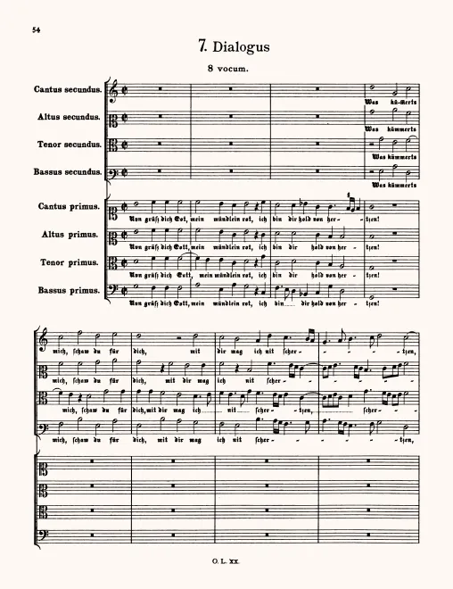 First page of Nun grüß dich Gott