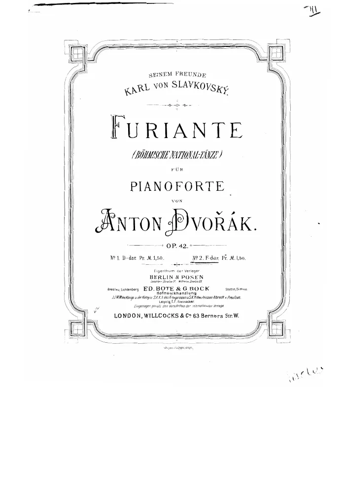 First page of Furiants