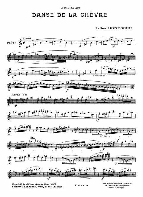 First page of The Goat Dance