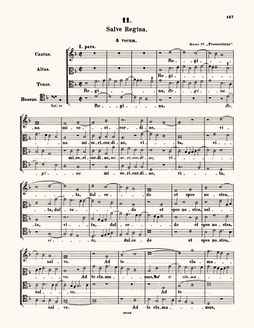 First page of Salve Regina