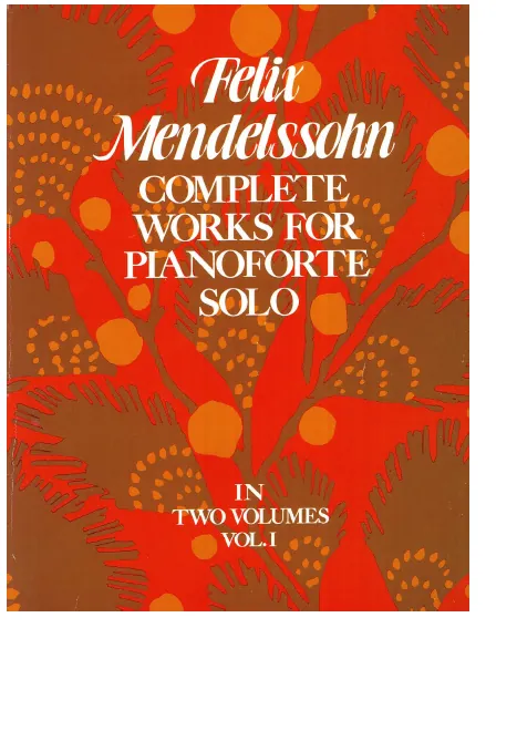First page of Complete works for pianoforte solo