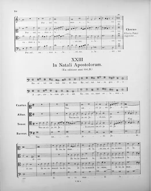 First page of Exultet cælum laudibus