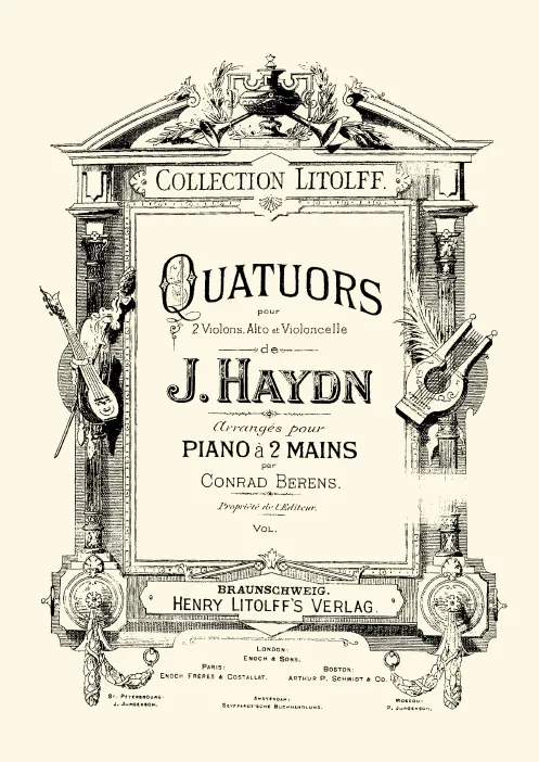 First page of String Quartet in G minor