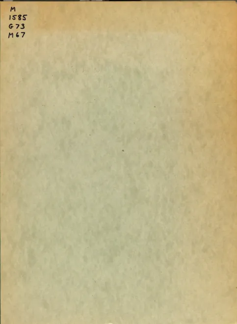 First page of Morning Song in the Jungle