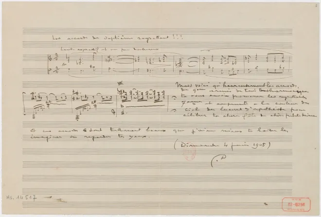 First page of Fragment for piano