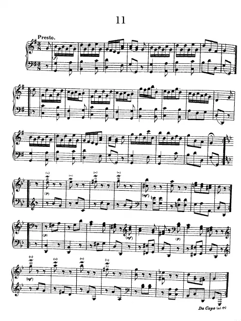 First page of Divertimento ; Divertimento 2