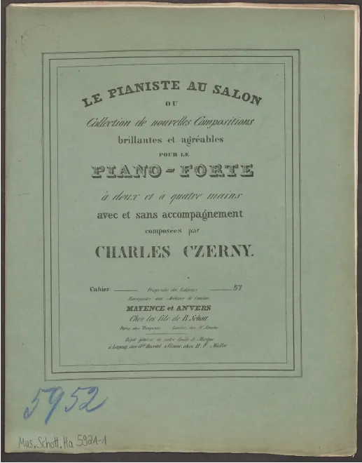 First page of Rondeau élégant sur 'Zanetta'