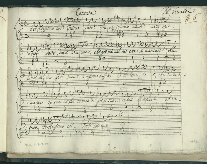 First page of Perfidissimo cor