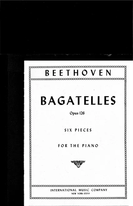 First page of 6 Bagatelles