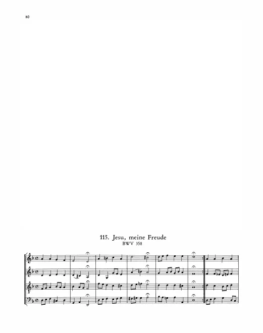 First page of Jesu, meine Freude