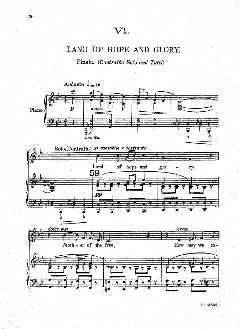 First page of Coronation Ode