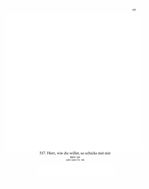 First page of Herr, wie du willt, so schicks mit mir