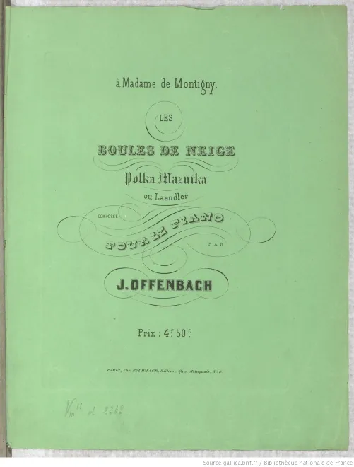 First page of Les boules de neige