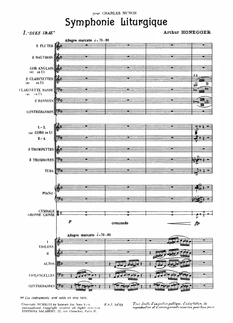 First page of Symphony No.3