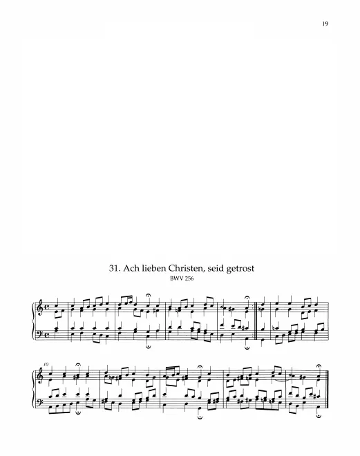 First page of Ach lieben Christen, seid getrost