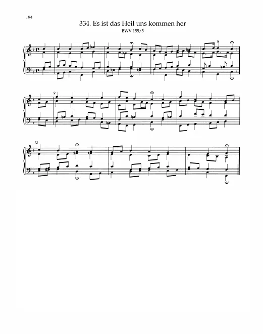 Study Chorale Score (Textless)