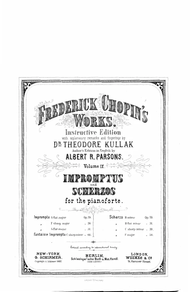 First page of Scherzo No.4