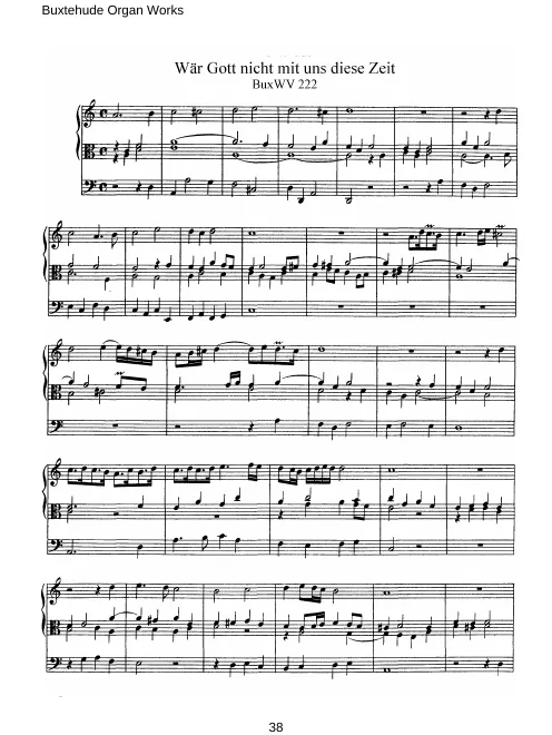First page of Wär Gott nicht mit uns diese Zeit