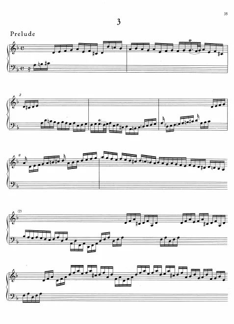 First page of Prelude, HWV 563
