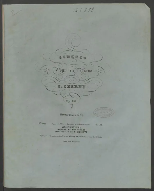 First page of Scherzo