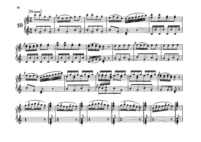 First page of Flötenuhr in C major, Hob.XIX:23