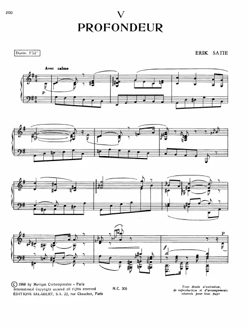 First page of Profondeur