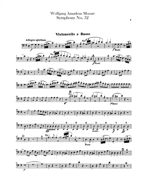 First page of Symphony No.32