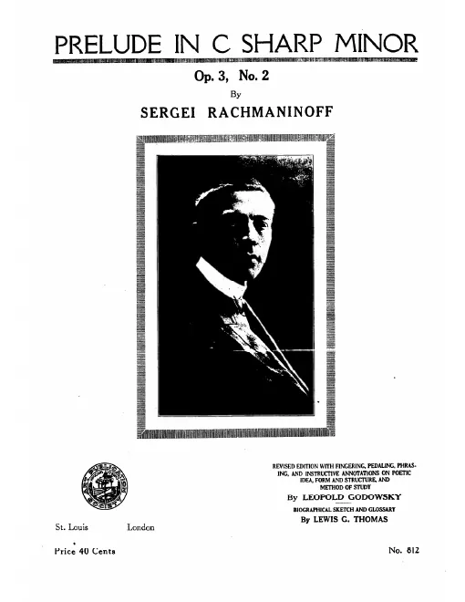 First page of 5 Morceaux de fantaisie