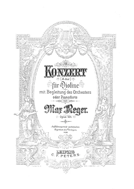 First page of Violin Concerto