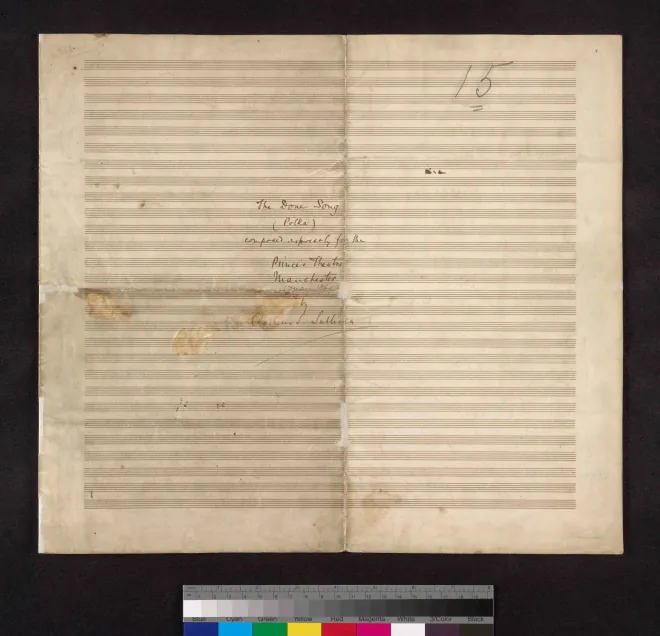 First page of The Dove Song
